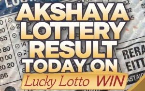 akshaya lottery result today